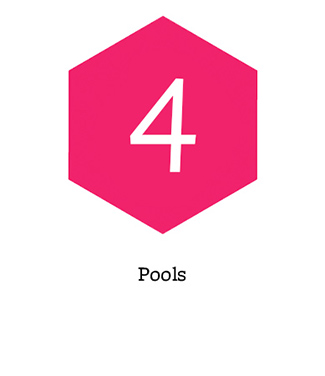 4 pools